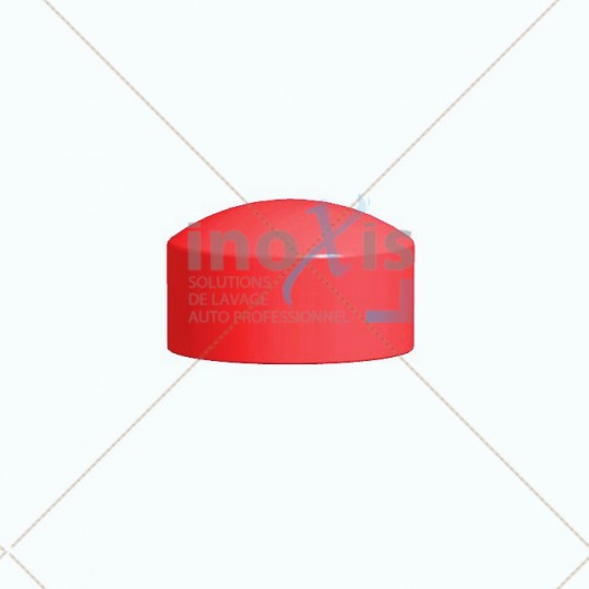 Dôme rouge PE pour aspirateur TEMPEST RAL5019