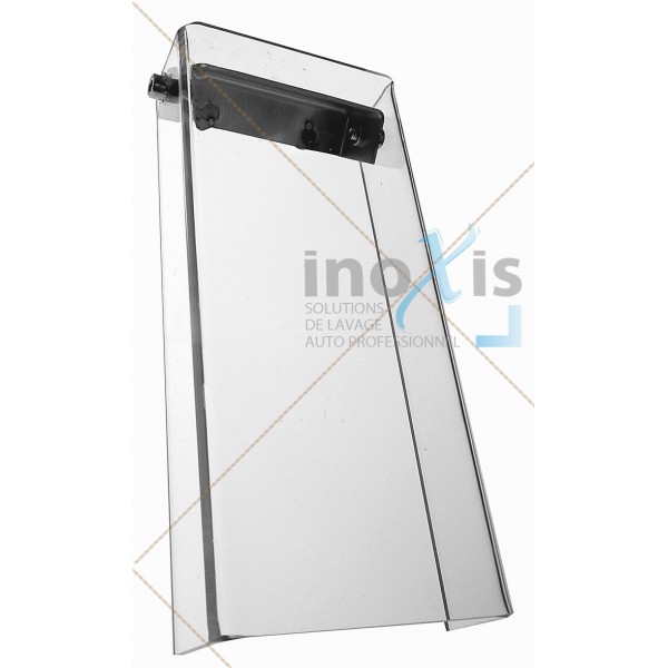 Protection monnayeur 200x85x34mm avec support fixation inox